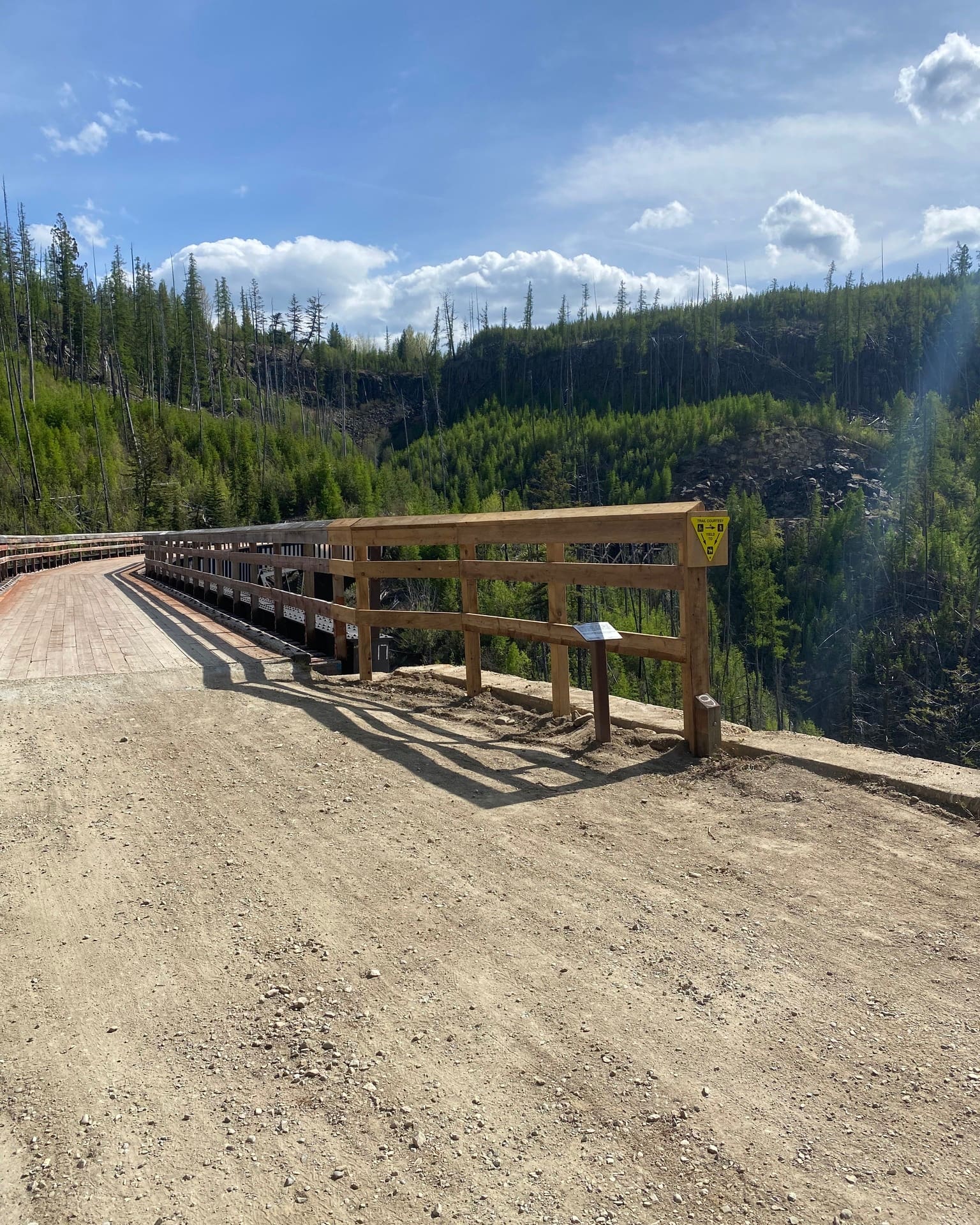 Featured image for “New Safety Railings at Myra Canyon Trestles”