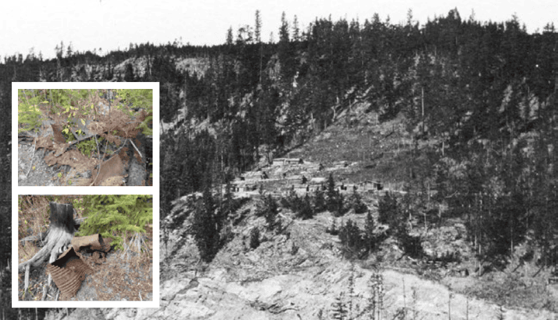 Huissi’s camp in Myra Canyon