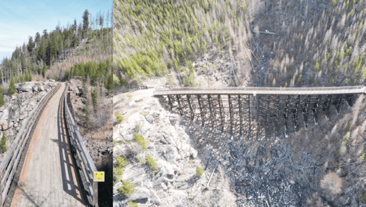 Trestle 7 in Myra Canyon